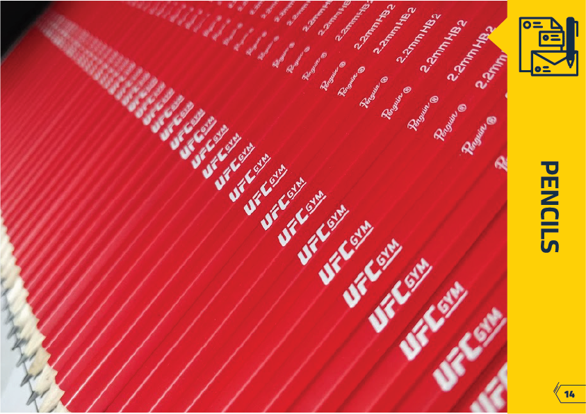 14 pencils