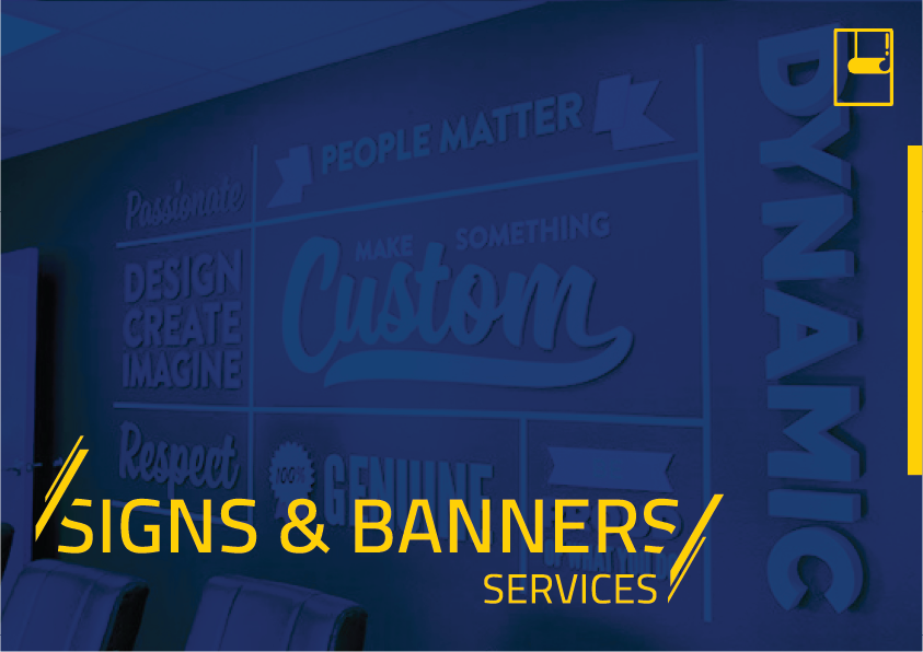 25 signs and banners