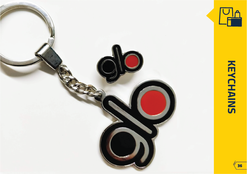 36 keychains
